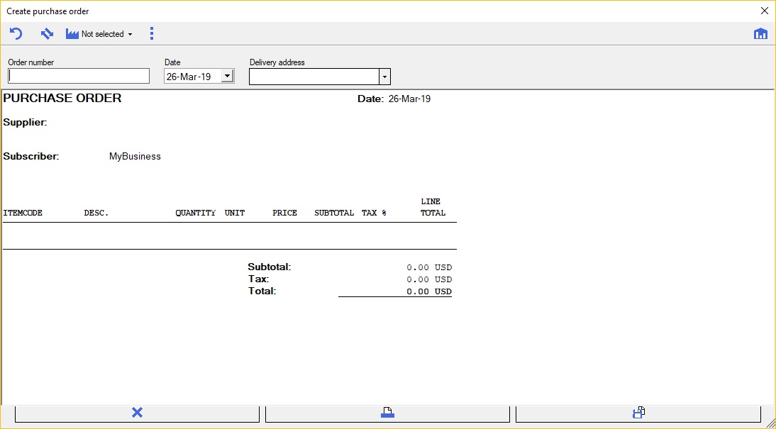 Purchase Order