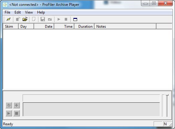 Archive Player Window
