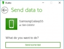 Send data to