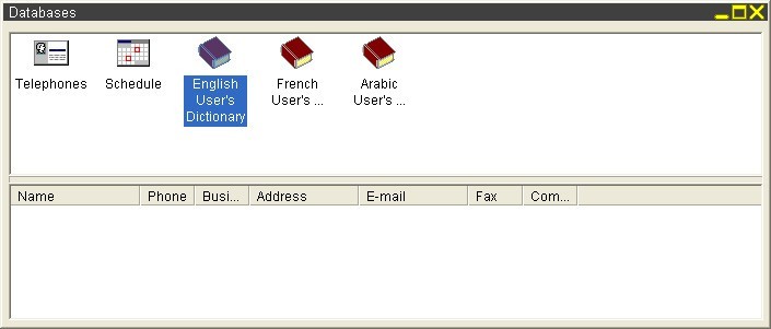 Database Window