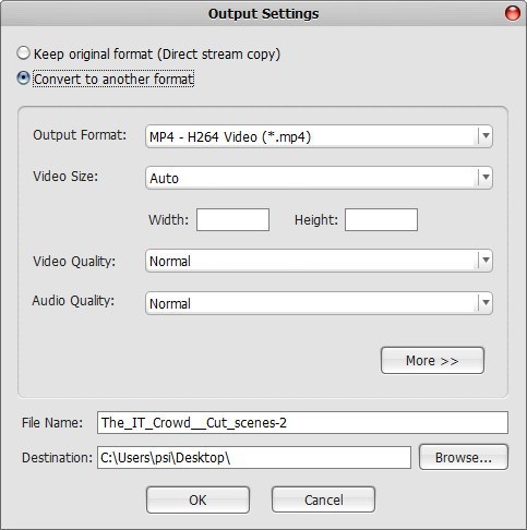 Output Settings