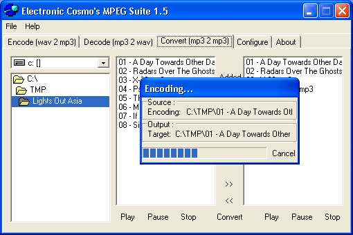 Re-encoding MP3 Files