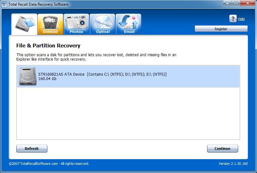 Partition Recovery Window