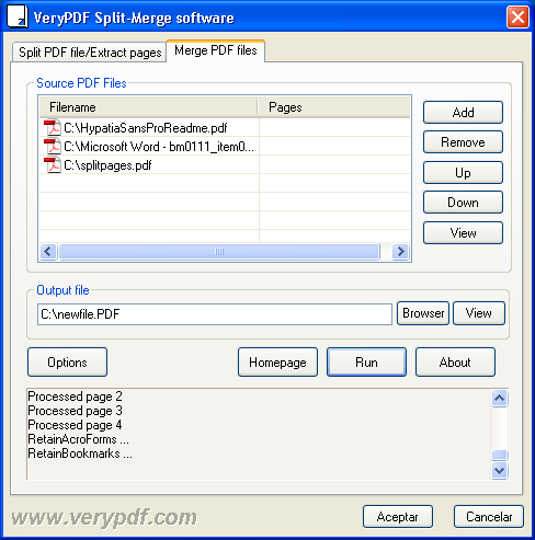 Merging PDF Documents