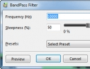 Adjusting BandPass Filter