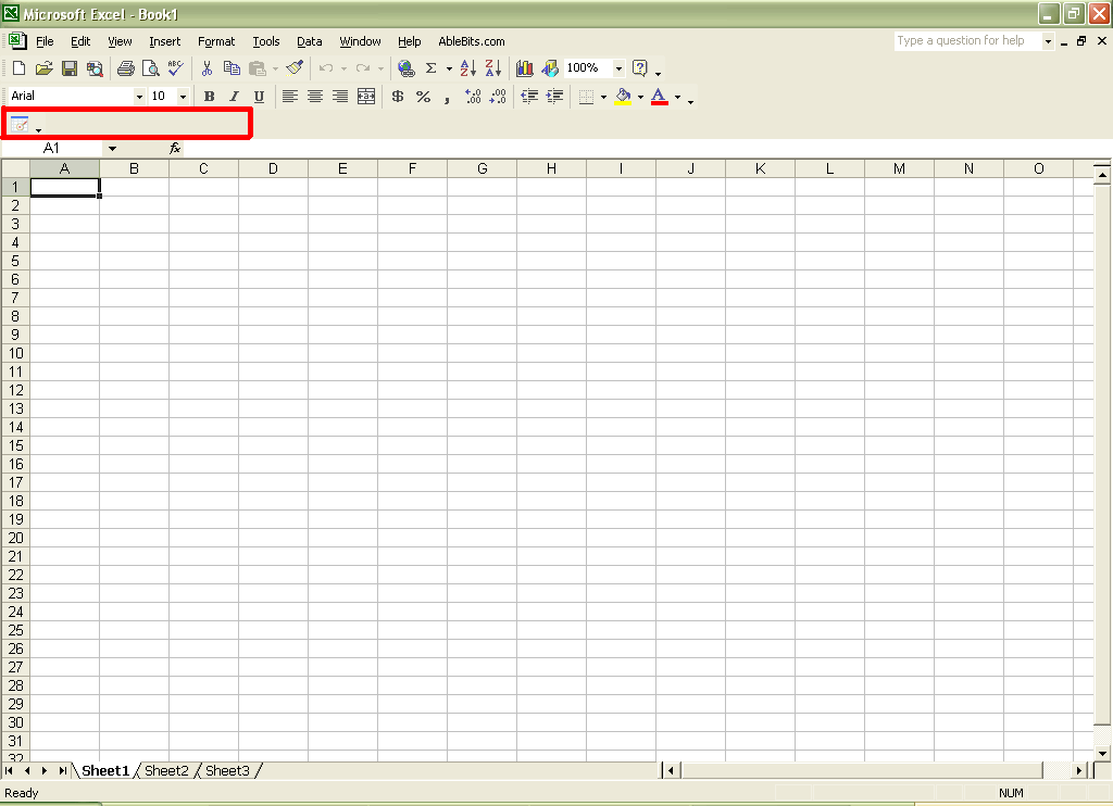 The program's icon on Excel