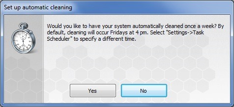Set Up Automatic Cleaning