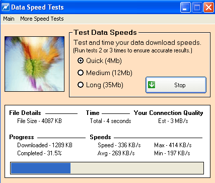 Data Speed Test
