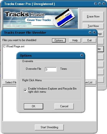 File shredder