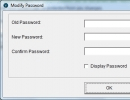 Modify Password Window