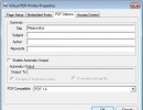 PDF Options