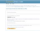 Torrent2Exe Main Page - Adding The Torrent