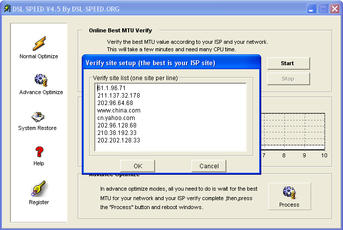 Verify site setup.