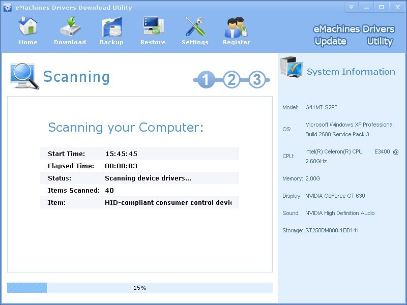 Scanning Window