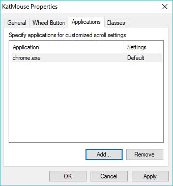 Configuring Applications Settings