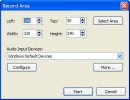 Area Recording Window