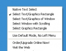 Tray Menu Window