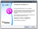 The installer begins. Sorry, only in spanish.