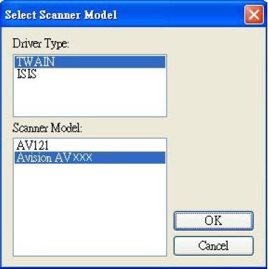 Scanner Model Window