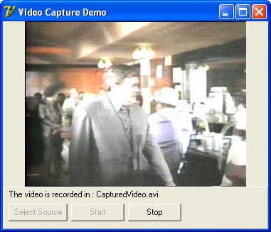 Capturing from Video Camera