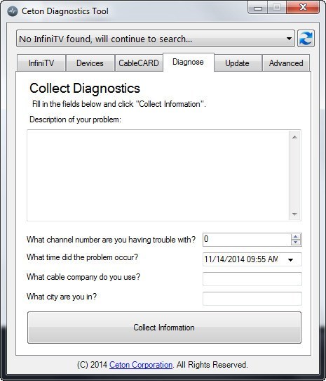 Diagnostic Tool Window