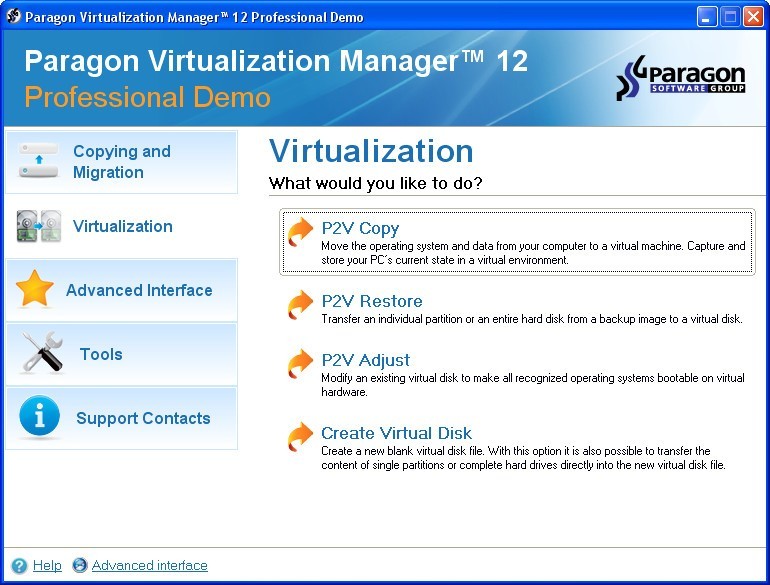 Virtualization Window