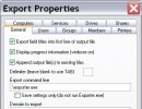 Export properties