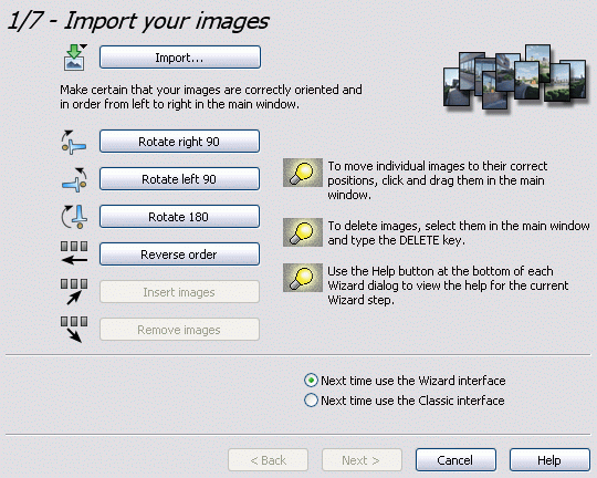 add images window