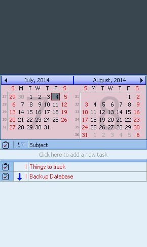 Calendar Window