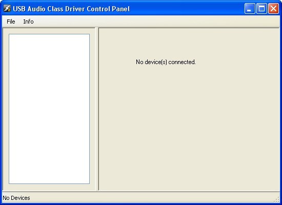 Audio Panel Window