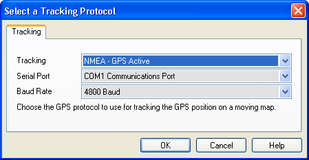 Tracking Protocol Window