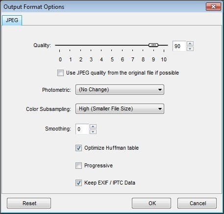 Output Format Configuration