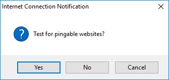 Test Pingable Sites