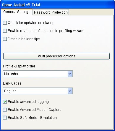 Settings Window