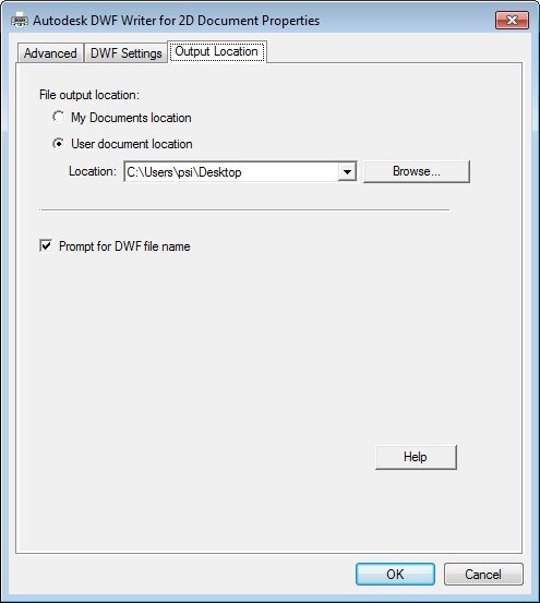 Output Settings