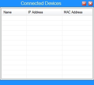 List of Connected Devices