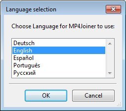 Language Selection