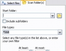 Scan folder(s) tab
