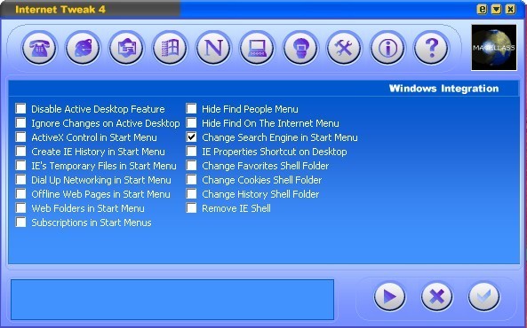 Window integation setting