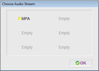 Choosing Audio Streams