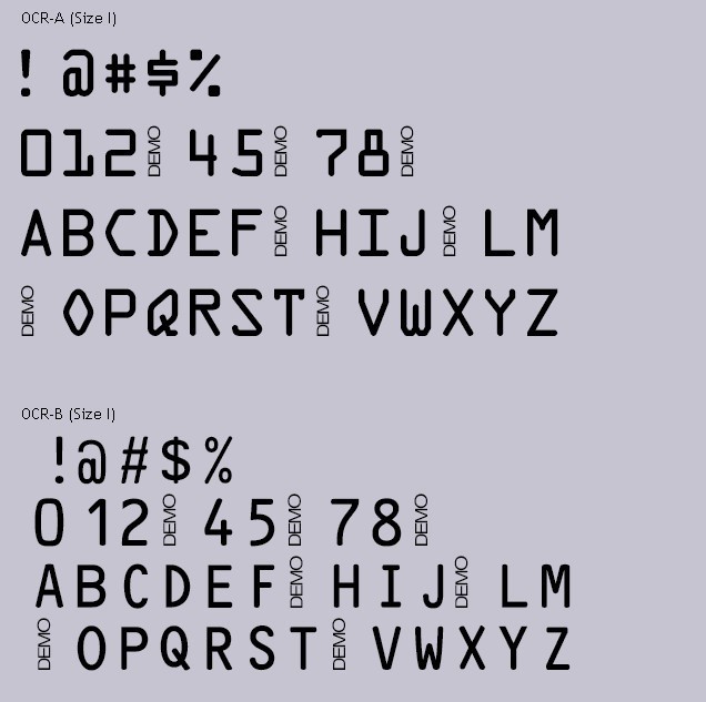 Fonts Window