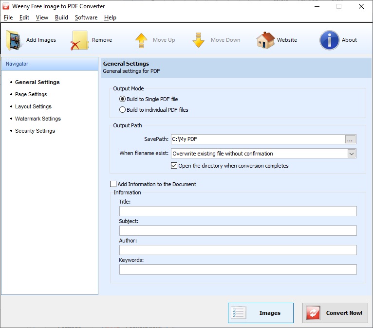 General Settings