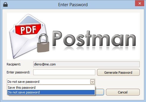 Password Setting Window