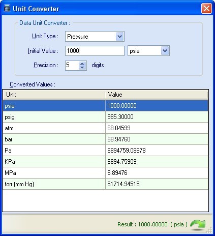 Unit Converter Window