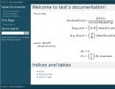 LaTex Documentation Window