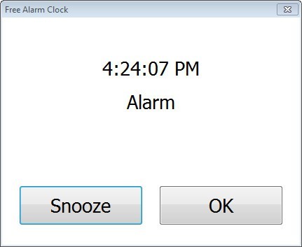 An Alarm Window