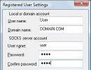 Registered user settings