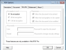 PDF Options - Security Tab