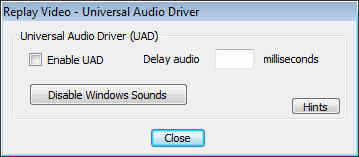 Audio Recording Options