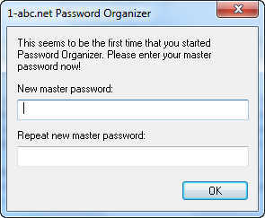 Set Master Password